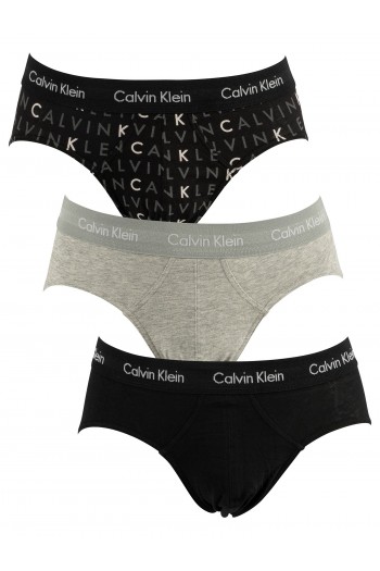 Calvin Klein Hip Brief  0000U2661G-YKS  σε oικονομική συσκευασία  3 τεμαχίων 